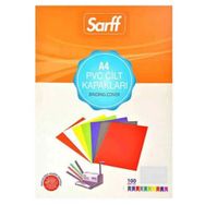 Sarff 160 A4 PVC 100'lü Opak Beyaz Cilt Kapağı