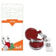 Sarff 2 Adet Yuvarlak Kancalı Lüx Kırmızı Yoyo Blister
