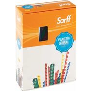 Sarff 25 mm 50 Adet Kırmızı Delux Plastik Spiral