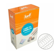 Sarff 3-4"14.5 mm 50'lü Gümüş Spiral Tel