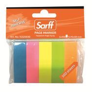 Sarff 5x15x50 mm 500 Yaprak Fosforlu Renkler Kağıt Ayraç