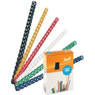Sarff 6mm Beyaz 100 Adet Plastik Spiral
