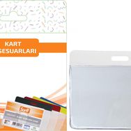 Sarff 7.5x9.5 cm 10 Adet Beyaz Kart Poşetleri Blister