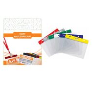 Sarff 7.5x9.5 cm 10 Adet Karışık Renk Kart Poşetleri Blister