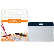 Sarff 7.5x9.5 cm 10 Adet Lacivert Kart Poşetleri Blister