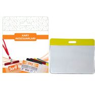 Sarff 7.5x9.5 cm 10 Adet Sarı Kart Poşetleri Blister