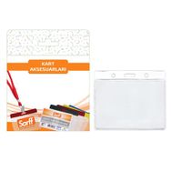Sarff 7.5x9.5 cm 10 Adet Şeffaf Kart Poşetleri Blister
