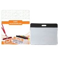 Sarff 7.5x9.5 cm 10 Adet Siyah Kart Poşetleri Blister