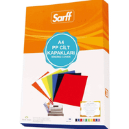 Sarff A4 Opak PP Beyaz 450 Mic 50'li Cilt Kapağı