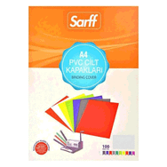 Sarff Pvc 160 Mikron Turuncu A4 100 Adet Cilt Kapağı