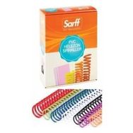 Sarff Pvc Helezon 10 mm Mavi Plastik Spiral