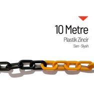 Sarı Siyah 10 m Plastik Zincir