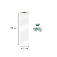 Sarkap 750 ml Beyaz Kapaklı Silindir Zeytinyağı Tenekesi