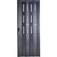 Sarpaş 117x183 Karaağaç Camlı 12 mm Katlanır Pvc Akordiyon Kapı