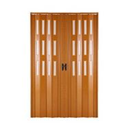 Sarpaş 267x235 Camlı 12 mm Akordiyon Çift Kapı