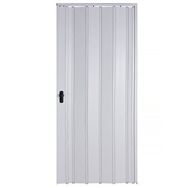 Sarpaş Beyaz Camsız 12 mm Katlanır Akordeon Pvc 117x229 cm Akordiyon Kapı