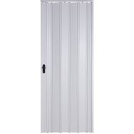 Sarpaş Katlanır Akordiyon Pvc Tek Kapı Camlı - 132 x 215 - Beyaz - 132 x 215 cm
