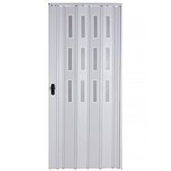 Sarpaş Katlanır Akordiyon Pvc Tek Kapı Camsız 132 x 233 cm Beyaz
