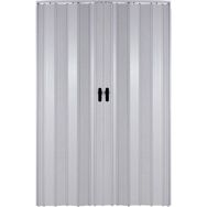 Sarpaş Katlanır Pvc Camlı Meşe Açık Kahverengi Çift 237x220 cm Akordiyon Kapı
