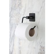 Sas Kare Yapışkanlı Açık Tuvalet Kağıtlığı Wc Kağıtlık Tutucu Siyah KS-001