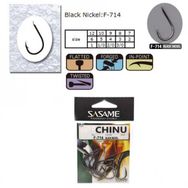 Sasame Chinu F-714 Serisi Siyah N1-0 Olta İğnesi