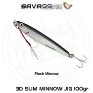 Savage Gear 3D Slim Minnow 100 gr Jig Flash Minnow Suni Yem