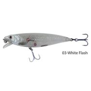 Savage Gear 3D Twitch Minnow 6.6 cm 6 gr 03 White Flash Suni Yem