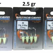 Savage Gear LRF Micro Sandeel Jig Head Glow