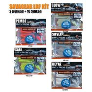 Savage Gear Lrf Micro Sandeel Kit Yellow Lrf Silikon Yem