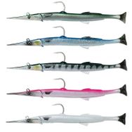 Savage Gear Needlefish Pulsetail 2+1 30 cm 105 gr Green Silver Suni Yem