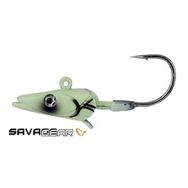 Savage Gear Sandeel Jig Head 16 gr 3/0 - 3PCS Glow Suni Yem
