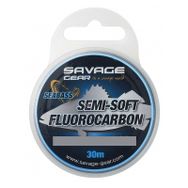 Savage Gear Semi-Soft Fluorocarbon Seabass 30 m Clear Misina