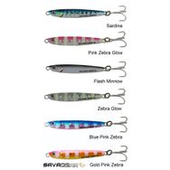 Savage Gear Slim Minnow Jig 5 gr 4.6 cm Zebra Glow Suni Yem