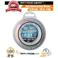 Savage Gear Soft Fluoro Carbon 0.30 mm 50 m 6 kg 13.3 LB Misina