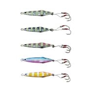 Savage Gear Squish Jig 11.5 cm 130 gr Glow Zebra Sahte Balık
