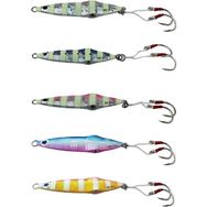 Savage Gear Squish Jig 11.5 cm 130 gr Glow Zebra Sahte Balık