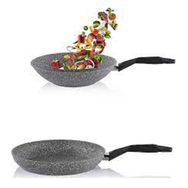 Schafer 28 cm Granit Tava ve 28 cm Wok Tava