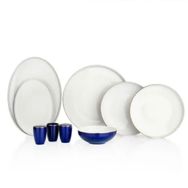 Schafer Adel Navy Blue 56 Parça Yemek Takımı