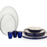 Schafer Adel Navy Lacivert 56 Parça 12 Kişilik Yemek Takımı