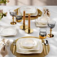 Schafer Bety Gold 48 Parça Yemek Takımı