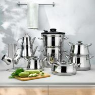 Schafer Caldron Inox 18 Parça Çelik Çeyiz Seti