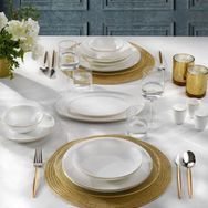 Schafer Chance 56 Parça Gold Yemek Takımı