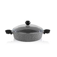 Schafer Cory Y.Y 24 cm Gri Basık Tencere