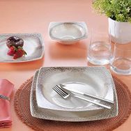 Schafer Earth Bone Porselen 24 Parça Kahve Yemek Takımı