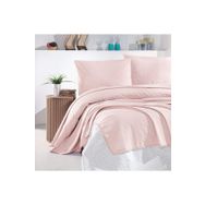 Schafer Flower Pudra 4 Parça Çift Kişilik Pike Takımı