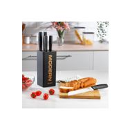 Schafer Forge Bloklu 6 Parça Siyah 01 Bıçak Seti