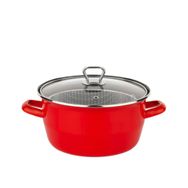 Schafer Fry Çıtır 22 cm Kırmızı Kızartma Tenceresi