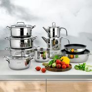 Schafer Grande Mia Inox 16 Parça Çelik Çeyiz Seti