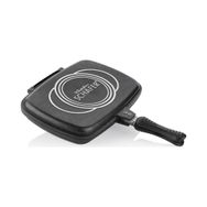 Schafer Granit Kare Double Grill Pan 32 Cm Siyah Tava