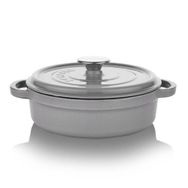 Schafer Guss Chef 24 cm Gri Demir Döküm Karnıyarık Tenceresi